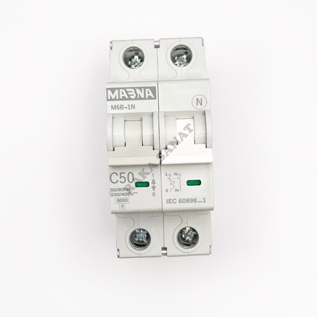 کلید مینیاتوری 2 پل C50 - Image 3